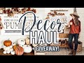 FALL DECOR HAUL 2020 | UNBOXING FALL DECOR | FARMHOUSE FALL DECORATING IDEAS