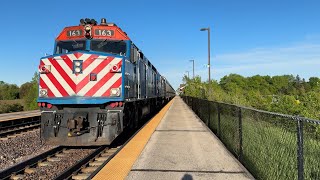 The Complete Metra Evening Rush Hour At La Fox On May 3, 2024
