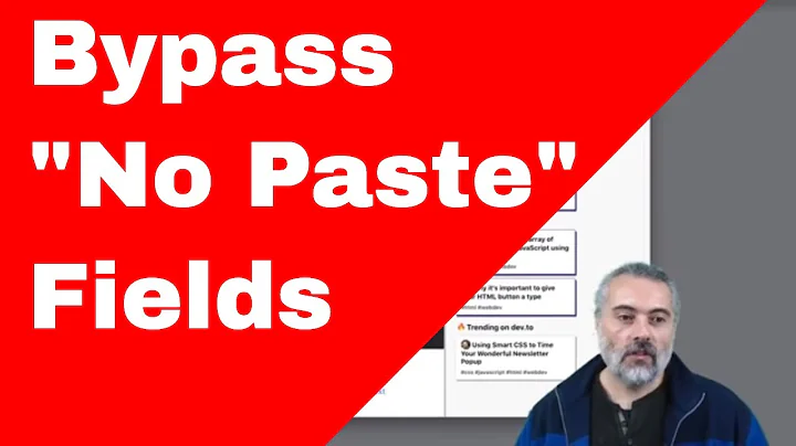 How to Paste into web page fields that prevent copy and paste?