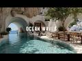 Relaxing Jazz Music Cafe~ Ocean Waves Bossa Nova for Study &amp; Work