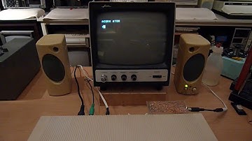 Acorn Atom -  Speech Test#1 SP0256-AL2 (Looping sound)