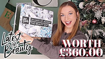 LATEST IN BEAUTY ADVENT CALENDAR 2021/ *Great Alternative To ASOS Advent Calendar!!* Eltoria