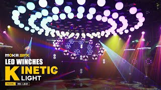 MOKA SFX LED Kinetic Balls Lighting Show | Kinetic Lights System