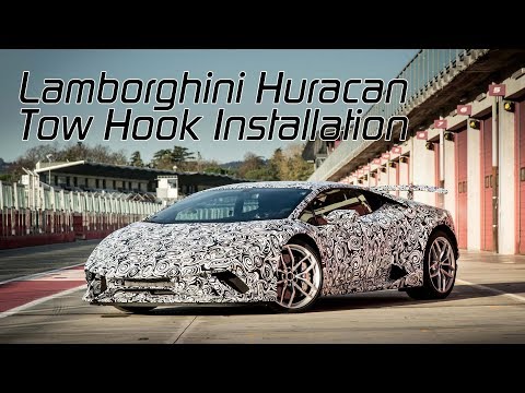 Lamborghini Huracan: How to install a front Tow Hook