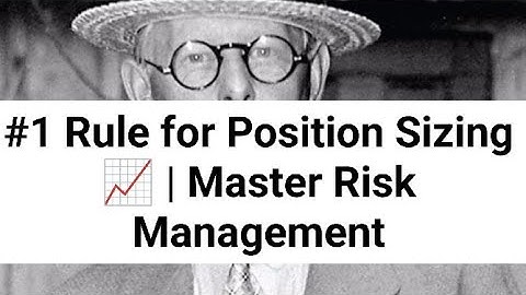 Jesse Livermore’s #1 Rule for Position Sizing 📈 | Master Risk Management & Trading Psychology PART 1