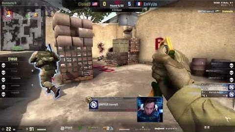 Just kennyS peeking Skadoodle -Dreamhack Open Zowie Bucharest 2016