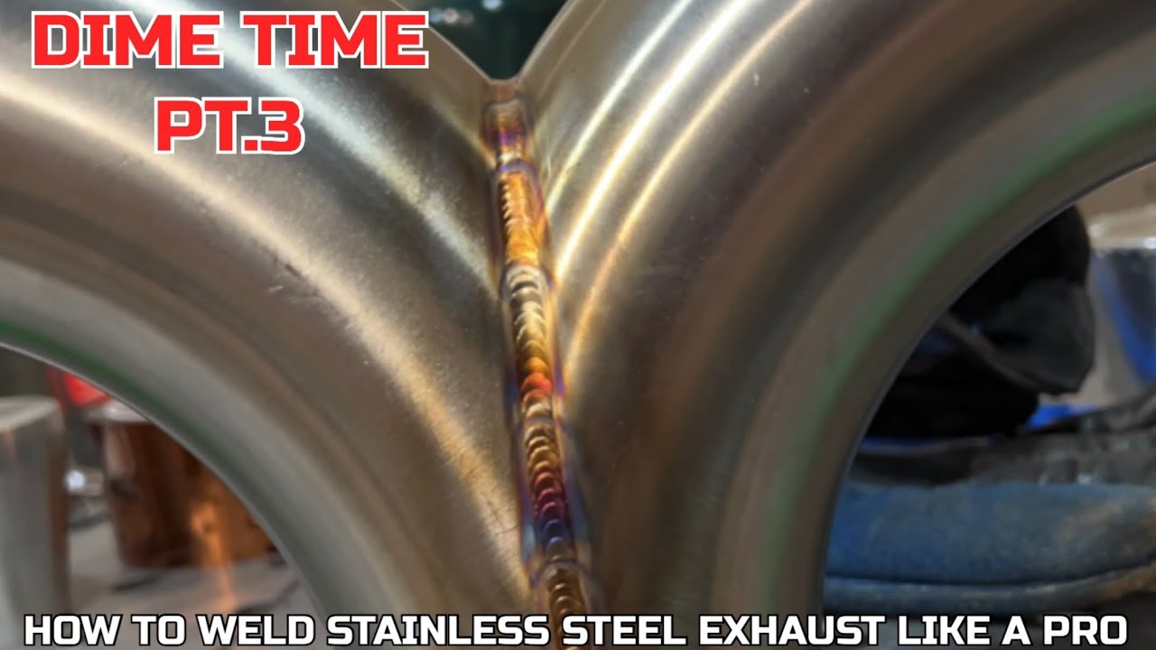 HOW TO WELD STAINLESS STEEL EXHAUST PIPE LIKE A PRO PT.3 TACKING YouTube