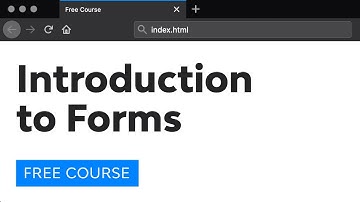 Day 17: Introduction to Forms (30 Days to Learn HTML & CSS)
