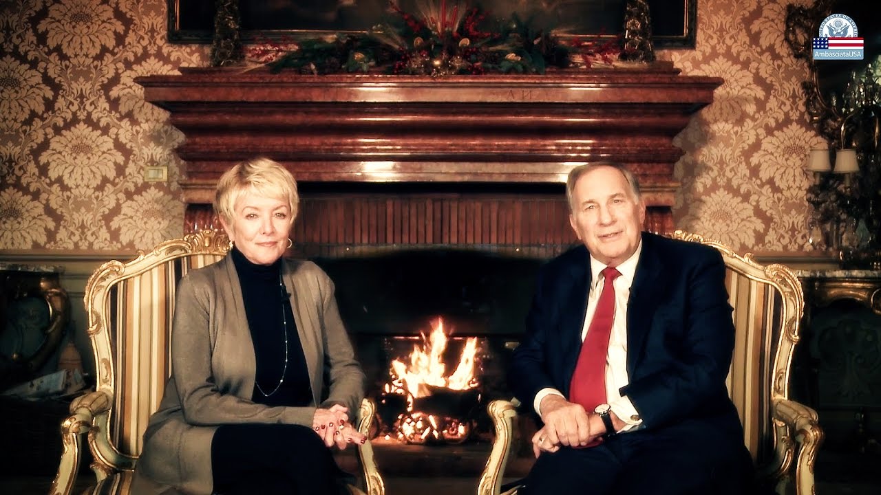 Happy Holidays and Happy Holidays from Ambassador Phillips and Linda Douglass