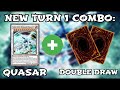 Yugioh duel links  this deck can summon 2 quasar in the same duel turn 1 quasar  2 draws