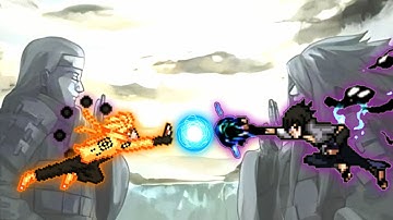 Naruto V3 OP(All Form) VS Sasuke Rinnegan V2 OP in Jump Force Mugen