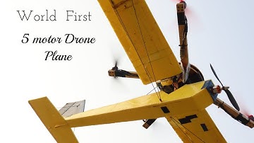 World First 5 Motor RC Drone & Plane make use kk2.1.5 | by RcGenius