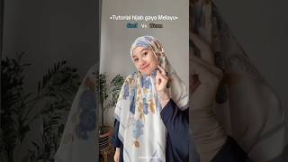 Tutorial Hijab Segi Empat Menutup Dada 🍀 #hijab #fashion #style #tutorial #diy #shorts #makeup 252