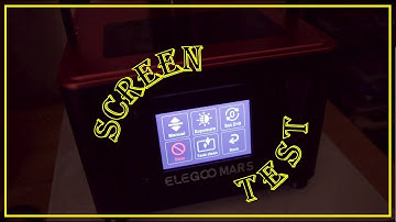Elegoo Mars LCD Test