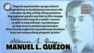 KAHALAGAHAN NG WIKANG FILIPINO KAHALAGAHAN NG WIKANG FILIPINO