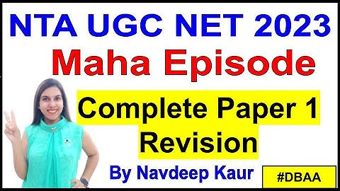 Maha Episode Complete Paper 1 Revision | By Navdeep Kaur