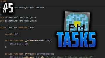 So programmierst DU dein EIGENES Pocketmine Plugin | #5 Tasks