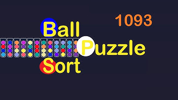 Ball Sort Puzzle Level 1093 🎯No Extra Tubes😂Game Walkthrough😘  #Stay Home And Fun Play #WithMe