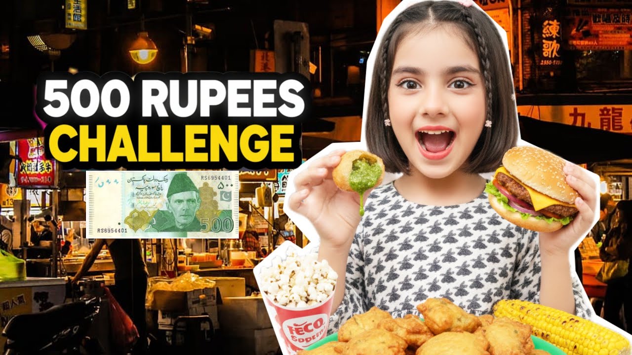 Pakistani Street Food Challenge | Itna Khana Sirf 500 Rupees Mein?! You Won’t Believe 😱