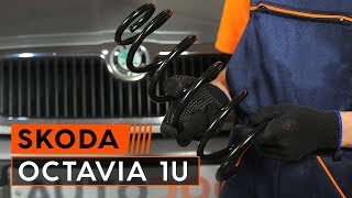 Springveer monteren SKODA OCTAVIA (1U2): gratis video