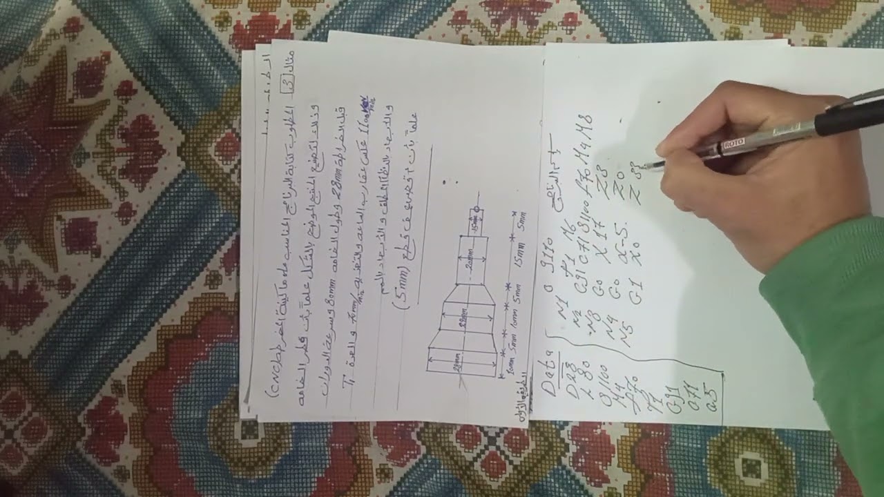 المثال الثالث (تصفية أقطار ، سلبات )