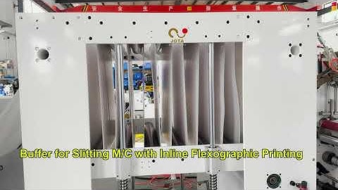 Buffer for Slitting Machine with Inline Flexographic Printing