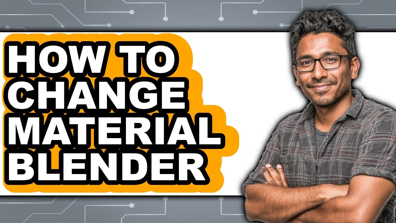 How to Change Material Blender (updated) - YouTube
