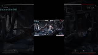 Commando Kano 49% 1-bar 🔥👀 #mkx #shorts #viralvideo #mk #damage #combo #fgc #fightinggames #kano