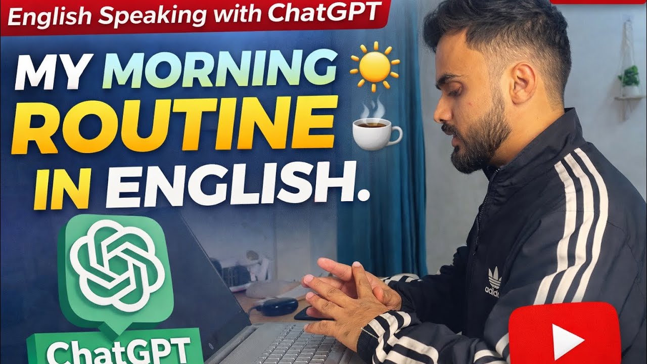 English Speaking Practice with ChatGPT 🤖 | Morning Routine Conversation (Part 4)
