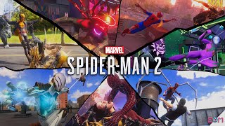 Marvel's Spider-Man 2 - Finishers & Takedowns Compilation / Boss Fights (No HUD)