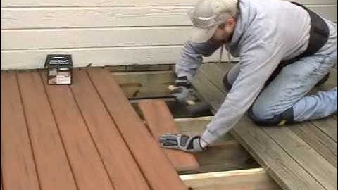 Replacing Old Wood Deck Boards With Composites