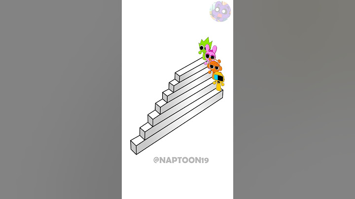 Sprunki 3D Art Trick 🤪 Optical Illusion Animation 6 #sprunki #shorts #animation