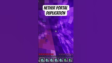 NEW NETHER PORTAL DUPLICATION GLITCH Minecraft Bedrock 1.21.82