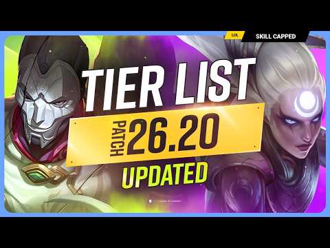 NEW UPDATED TIER LIST for PATCH 26.20! - League of Legends