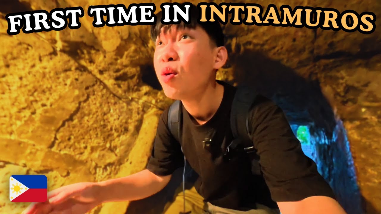 Впервые в Интрамуросе, Манила 🇵🇭 Никто не говорите мне, что здесь потрясающая уличная еда!