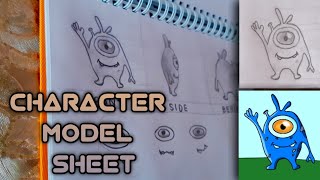 How to make a Character Model Sheet for your Animated Character | Animation series
