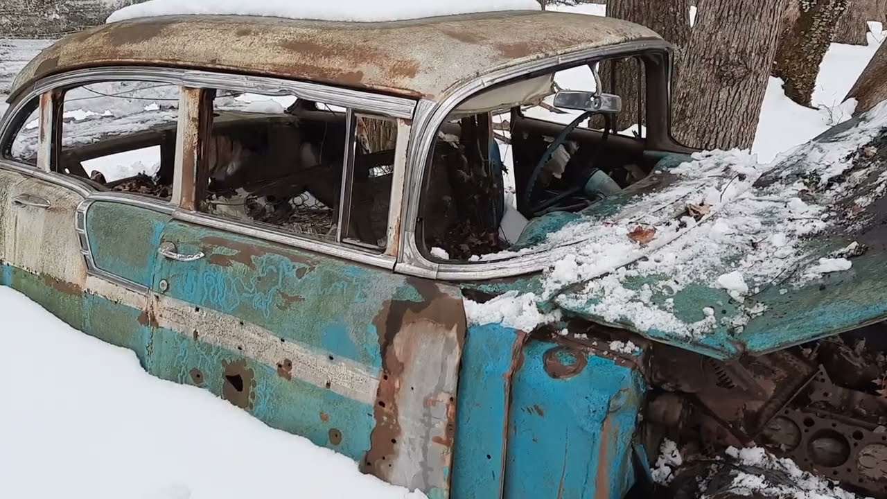 I Found a 1956 Chevy Sedan in the Woods Behind my House! Will it Start?