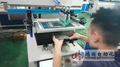 thermal grease screen printing machine flat surface screen printer