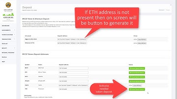 Ecex Exchange - How To Enable Token Deposits