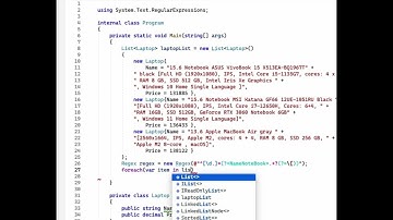 Using Regular Expressions to Search Text in C#