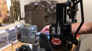 Loading 45-70 in a MEC Marksman Press