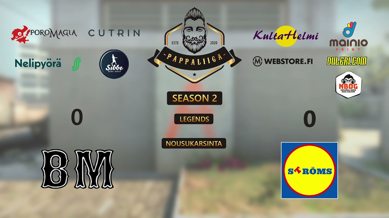 Pappaliiga Season 2 - Nousukarsinta - Big Moves vs Strömriders - Bo3