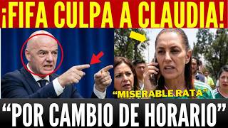 Caja China! Fifa Culpa A Claudia. Acusan Presion Para Cambio De Horario. Ingleses Aterrados. Tomala