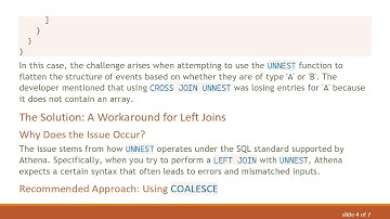 How to Use LEFT JOIN UNNEST in AWS Athena Effectively