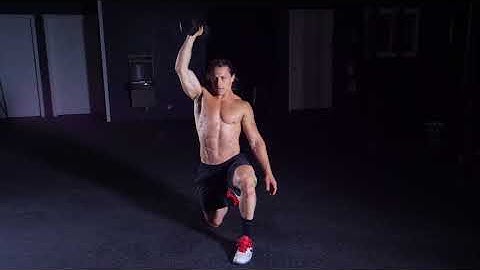 Half Kneeling Single Arm Dumbbell Press