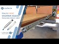 How to install VADANIA VD2053 heavy duty drawer slides with lock?