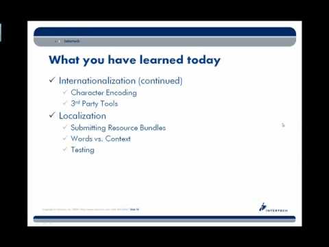 Intertech Globalizing Your Java Application Training-10