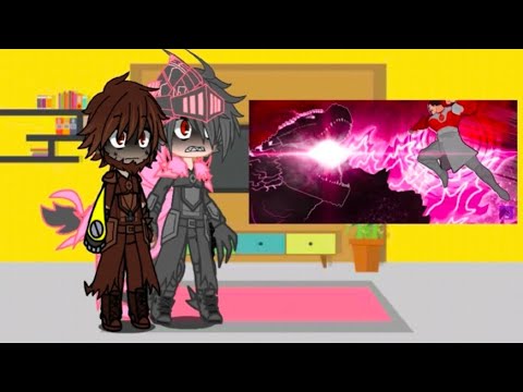 MV Kaiju React To Evolved Godzilla Vs Thragg By @slick4785 || Gacha Nox