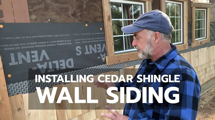 Cedar Shingle Wall Siding - See How It's Installed