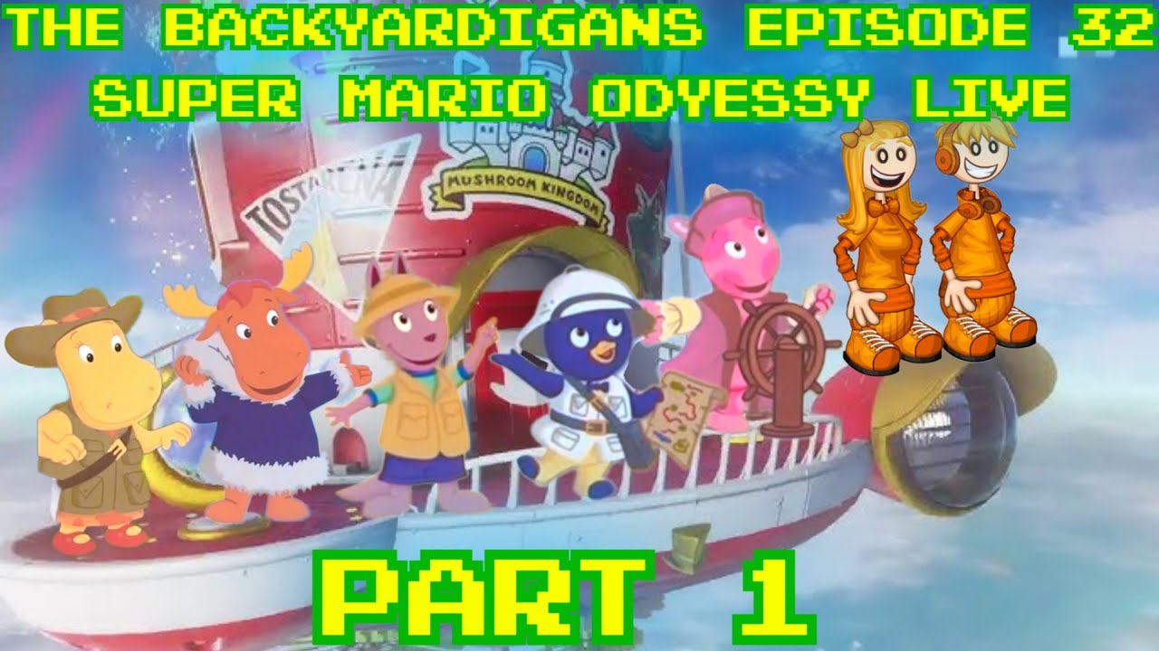Backyardigans Mario Train The Backyardigans Episode 32 Super Mario Odyessy LIVE Part 1 - YouTube